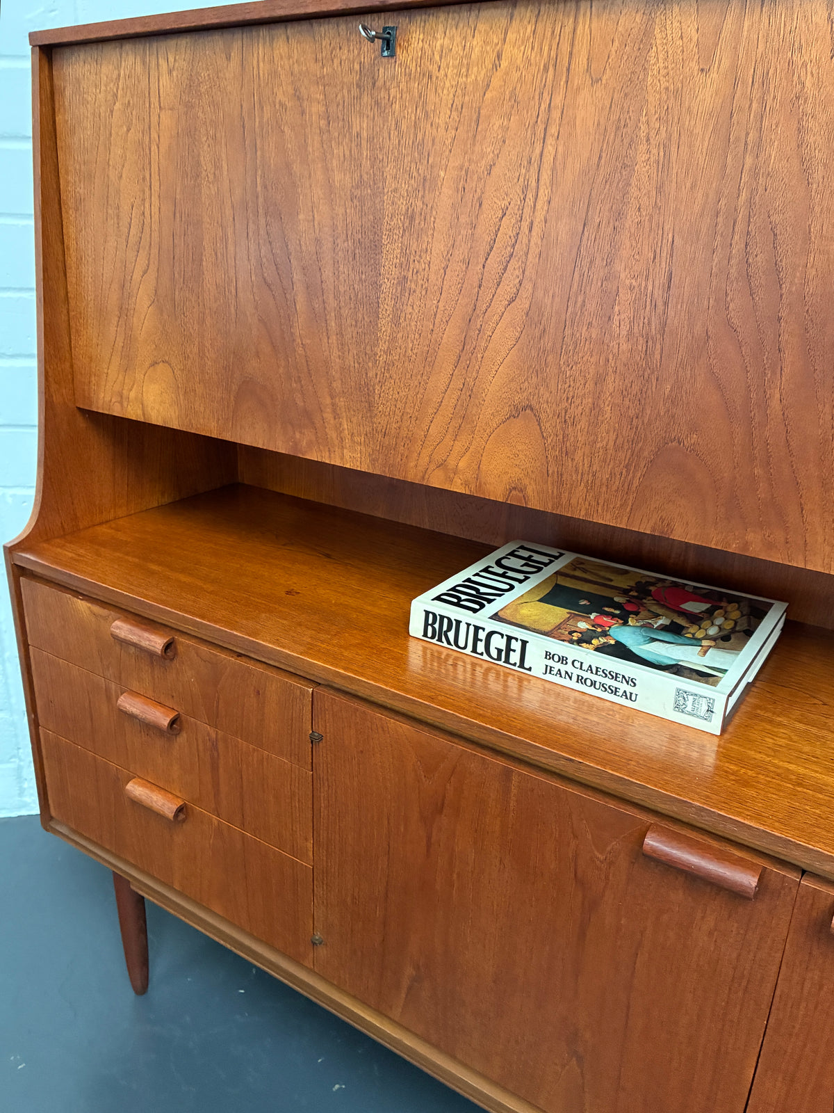 Vintage Mid-Century Teak Highboard by Frank Guille for Austinsuite