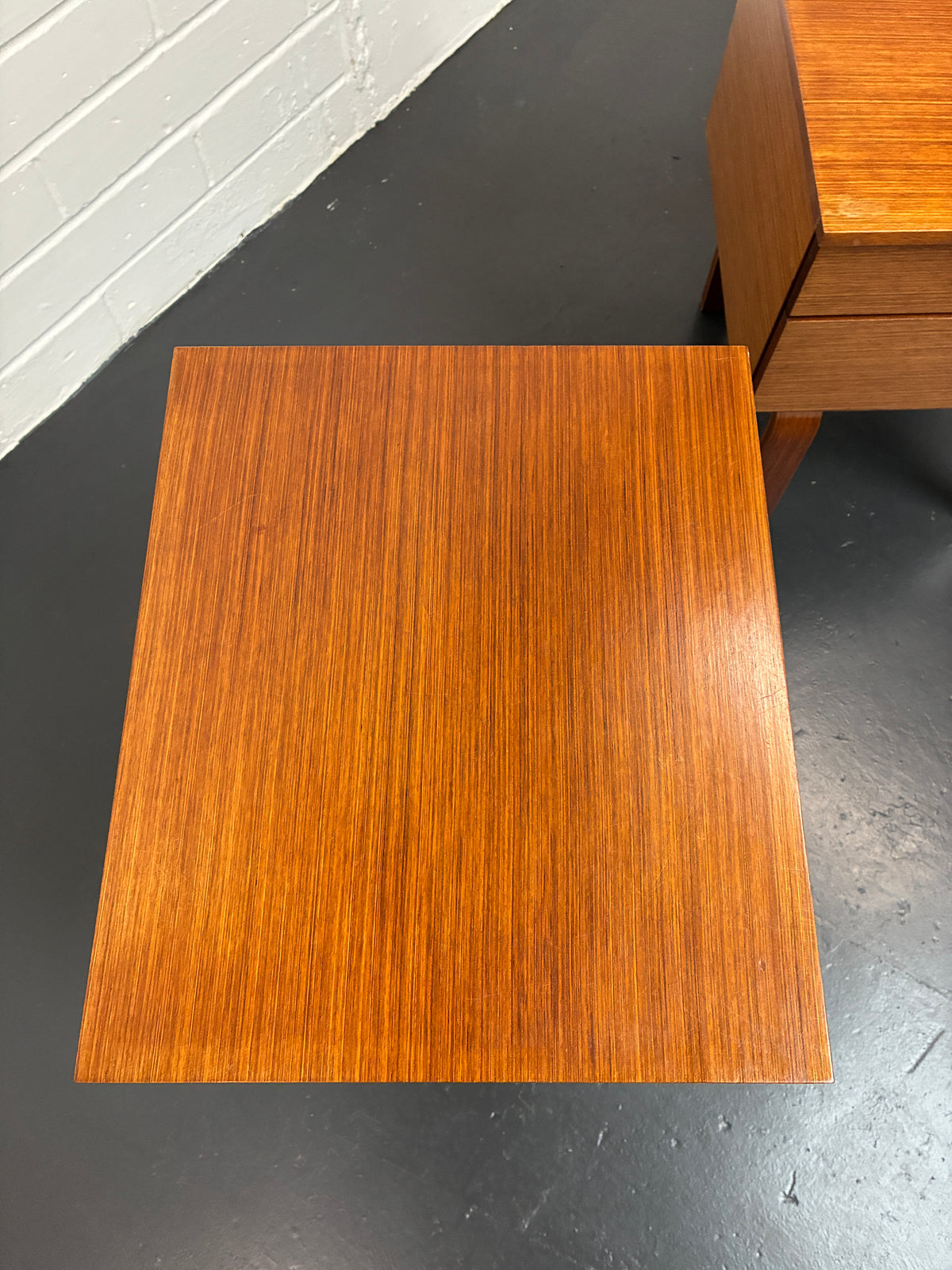 Pair of Vintage Mid-Century Schreiber Bedside Tables | Teak Bedside Cabinets