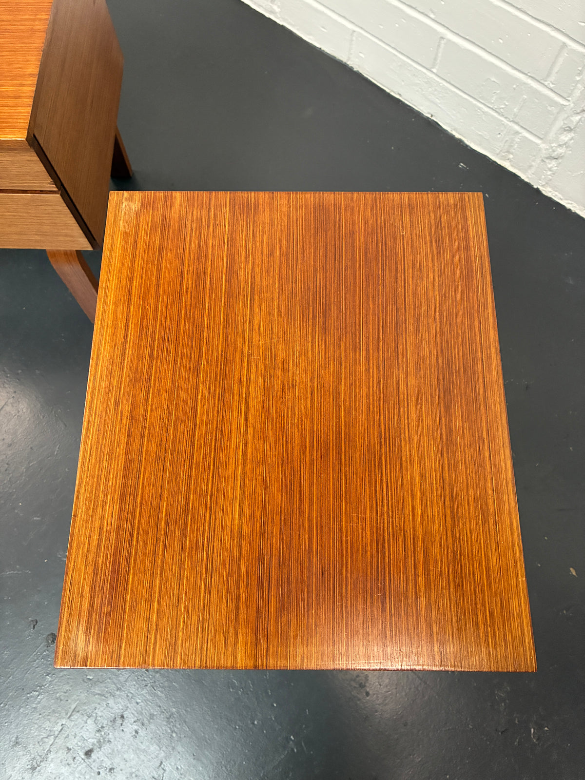 Pair of Vintage Mid-Century Schreiber Bedside Tables | Teak Bedside Cabinets