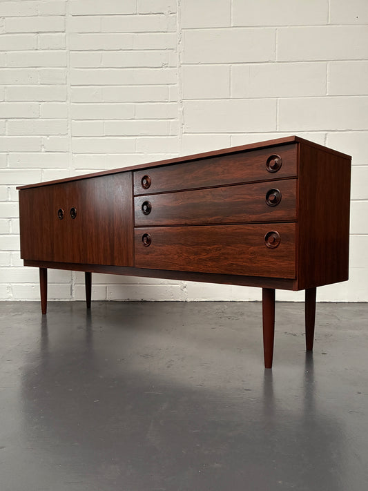 Vintage Mid-Century Rosewood Sideboard by Greaves & Thomas | 1960s British Furniture