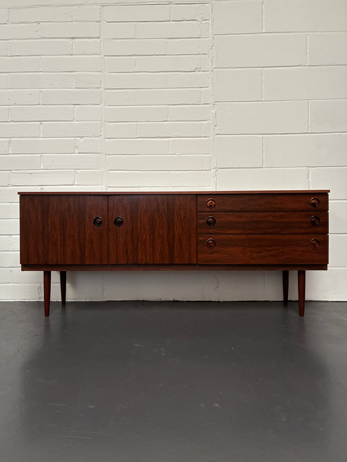 Vintage Mid-Century Rosewood Sideboard by Greaves & Thomas | 1960s British Furniture