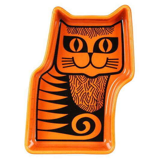 Hornsea Cat Trinket Dish - Orange