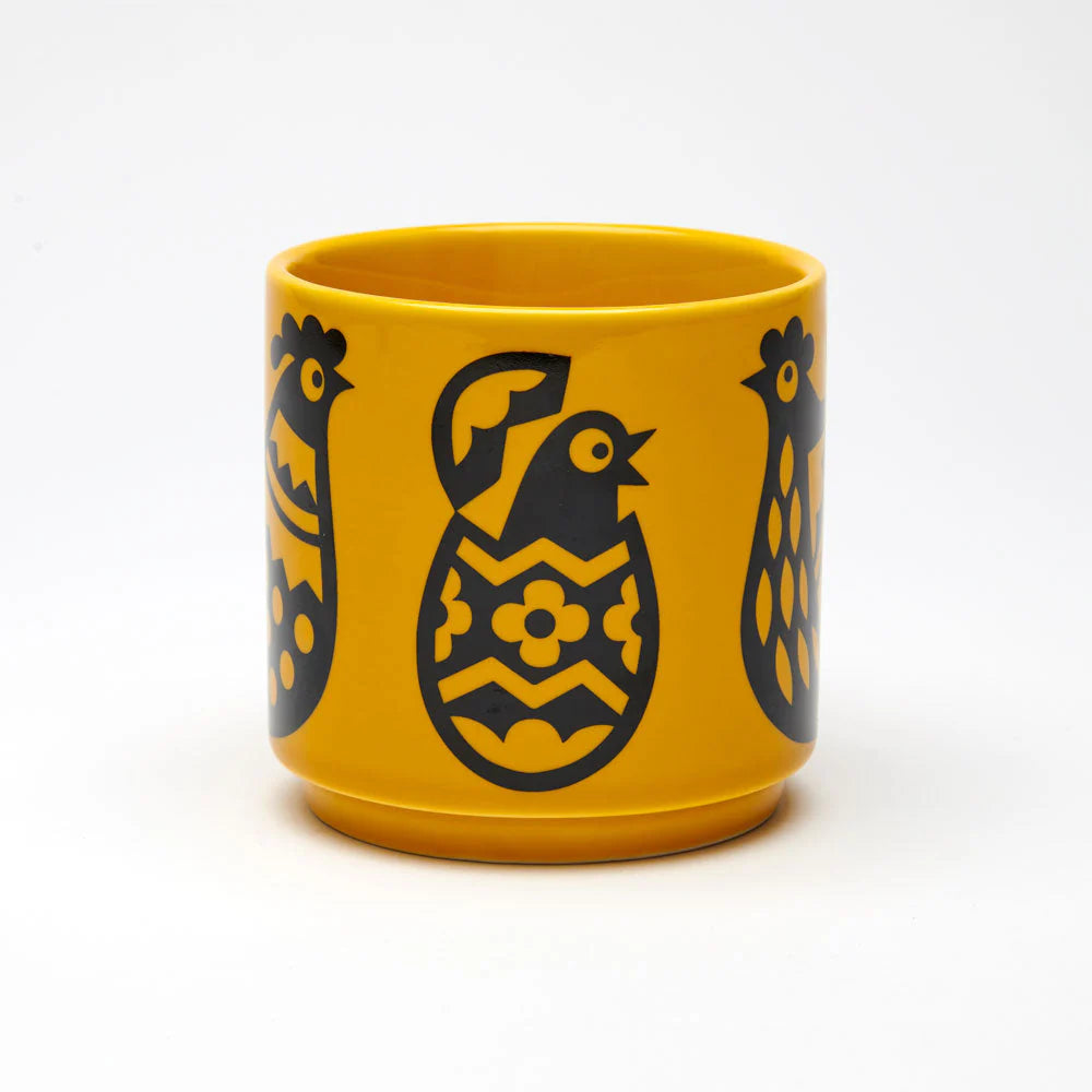 Hornsea Chicken Mug Yellow